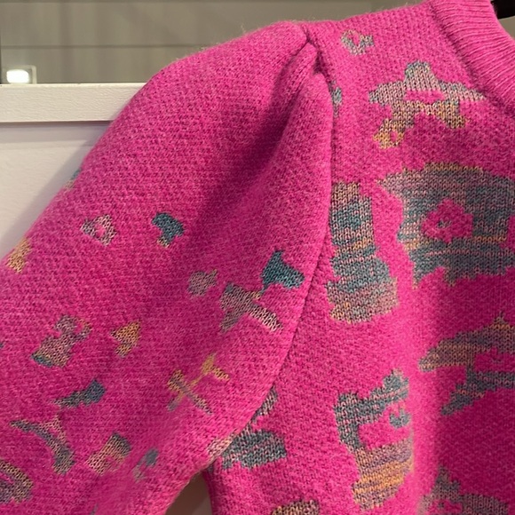 Vici - FATE Pink Leopard Sweater - Picture 4 of 4